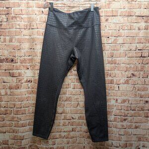 Marika Leggings Textured Gray Size Medium